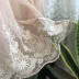 Váy cổ tích mùa thu váy ren váy ren nền bên trong váy chữ A cạp cao váy thêu lưới trắng váy ngắn - Váy eo cao