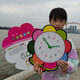 Teacher teaching aids primary school students baby teaching clock model toy learning clock face whole brain clock first and second grade mathematics