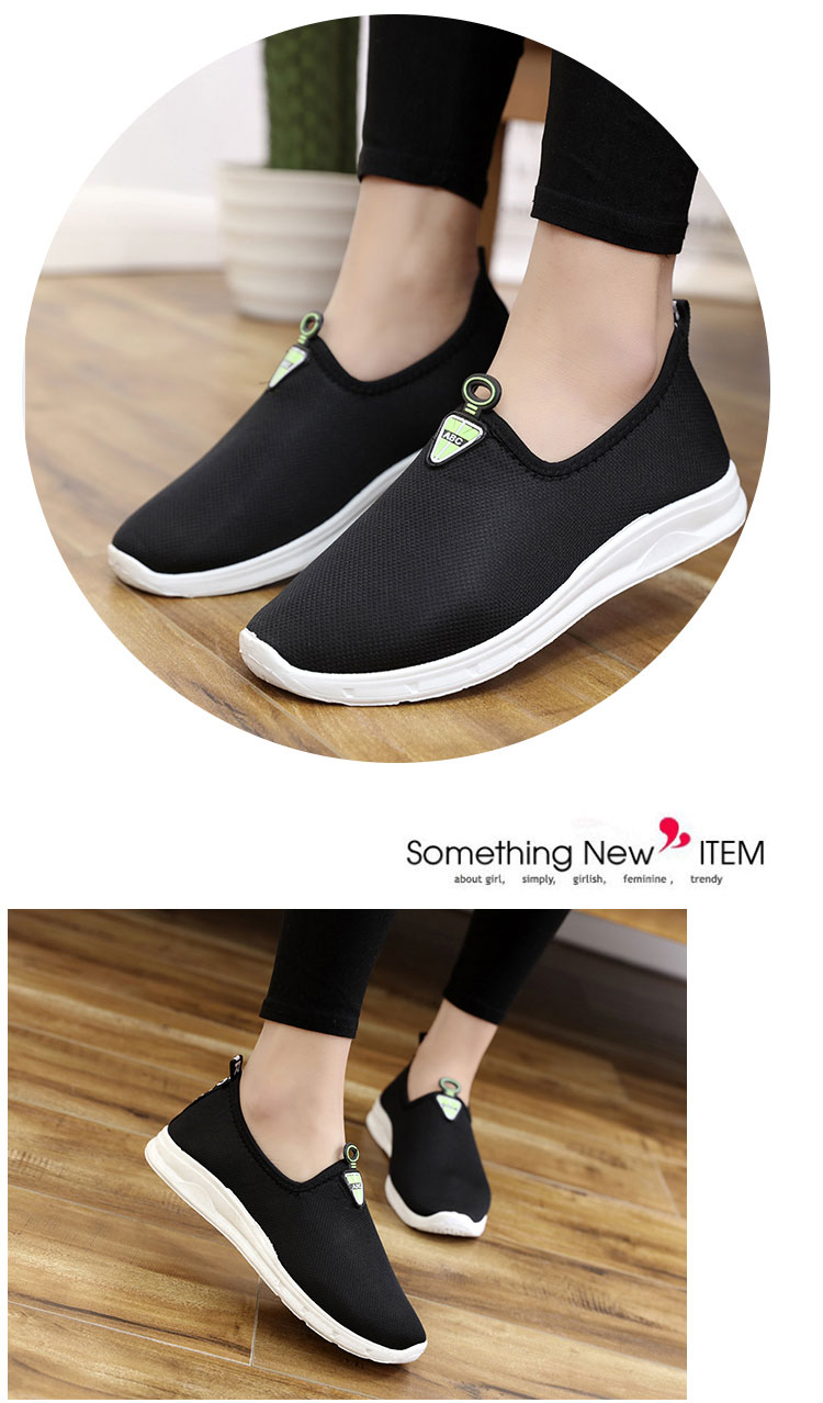Giày Bắc Kinh cũ Giày thấp miệng nông Giày nữ đế bằng giày thông thường Giày thoáng khí mùa xuân và mùa thu mới một đôi giày đạp giày tây nữ