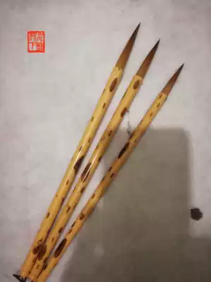 Slim gold body Calligraphy Special brush long front wolf hook line brush