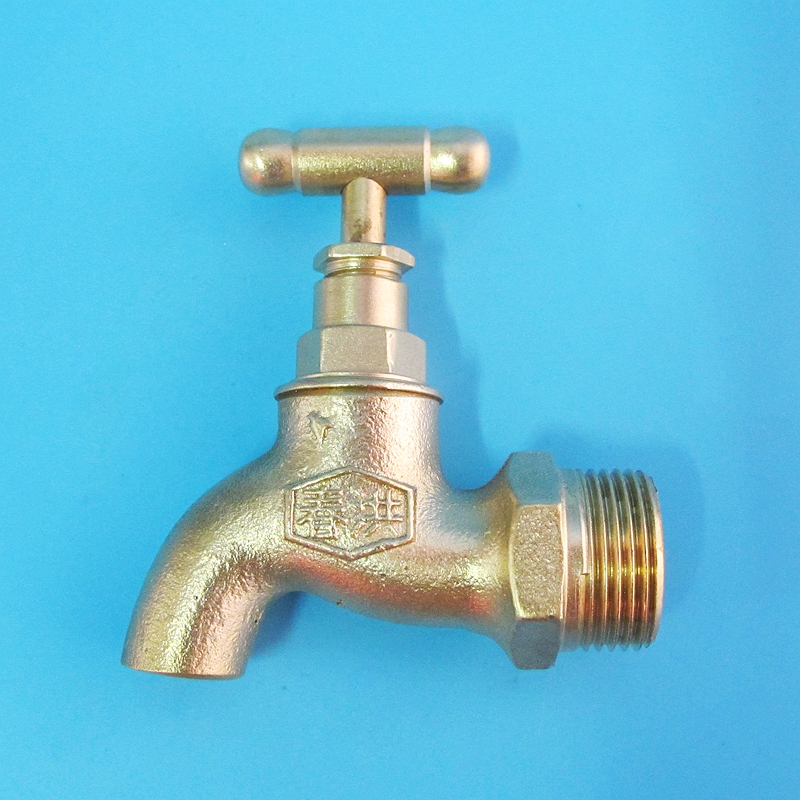 Brass spring Hong 4 points 6 points All copper water bridle water nozzle water bridle washbasin antique hot and cold water 1520