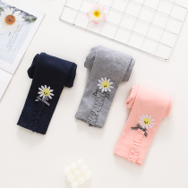 Girls Leggings Spring and Autumn Outer Wear 2022 New Childrens Long Childrens Little Girls 2-8 Years Old Childrens Trousers Girls