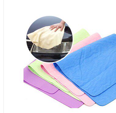 Deerskin towel dry hair towel absorbent towel thickened large car special car wash towel wipe car towel car towel supplies