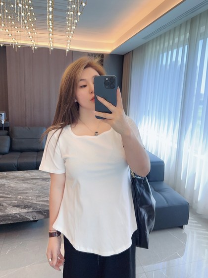方程式小蛮腰 大码女装胖mm新款2024年夏装宽松遮肉短袖半袖T恤