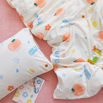 Japanese two-dimensional soft cute autumn and winter printed milk velvet four-piece set warm and thick skin-friendly dormitory single double