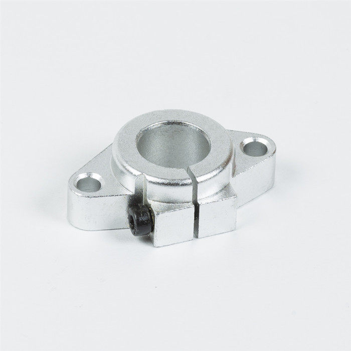 Aluminum alloy guide rod horizontal support seat optical axis fastener linear bearing fixed support bracket SHF8-50