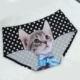 Nữ chống ánh sáng 3D Kitty Comet mèo đầu băng lụa không dấu vết đồ lót hông ren gợi cảm eo tập tin bông quần sịp dây nam