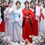 Trang phục Hanfu nữ mới Hanfu Qufu Trang phục Trang phục Hanfu Trang phục dân tộc Trang phục nữ Trang phục Qufu Trang phục - Quần áo ngoài trời áo gió cardina