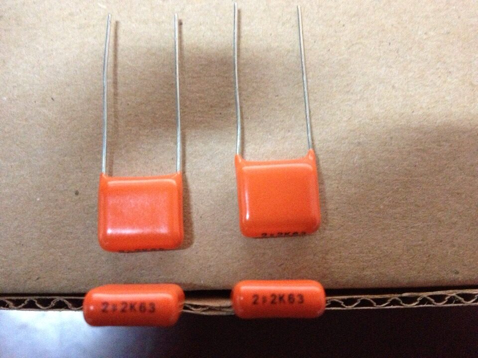 Philips CBB capacitor 63V 100V 225K (63V 2 2UF) foot distance 10mm