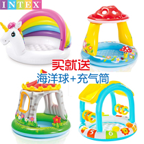  Pump the ball INTEX Baby inflatable swimming pool Wading pool tub sand pool Ocean ball pool