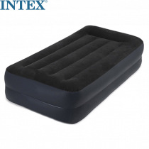  Original INTEX single plus-size inflatable mattress Double-layer air cushion bed with built-in original electric pump