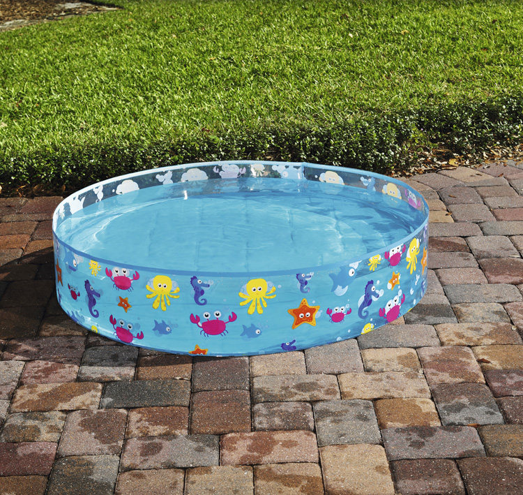 Детский надувной бассейн 正品海洋动物硬橡胶游泳池家庭画水池鱼塘儿童浴池不充气 Bestway