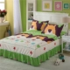 Cotton hoạt hình váy đơn mảnh Mùa xuân và mùa hè Khăn trải giường cotton đơn trẻ em Simmons chống bụi che phủ có thể được tùy chỉnh