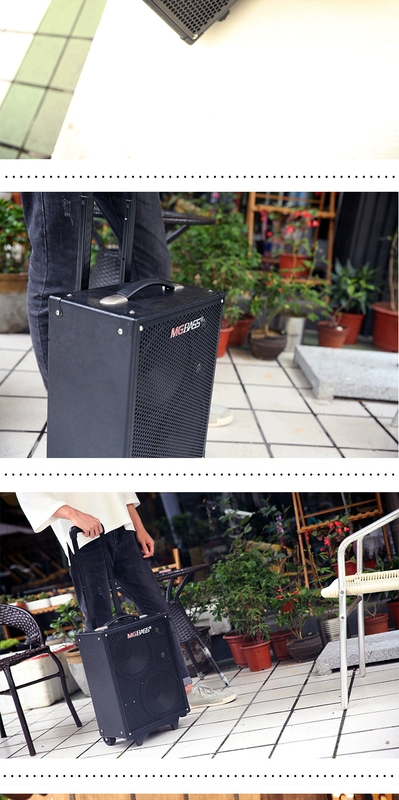 米高 MG1261A Bán Loa hát Guitar Guitar điện Sound Sound Stylist Loa sạc ngoài trời 200w - Loa loa