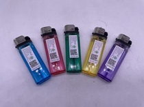 Manufacturer direct sale disposable plastic grinding wheel fire stone pulley retro old style lighter