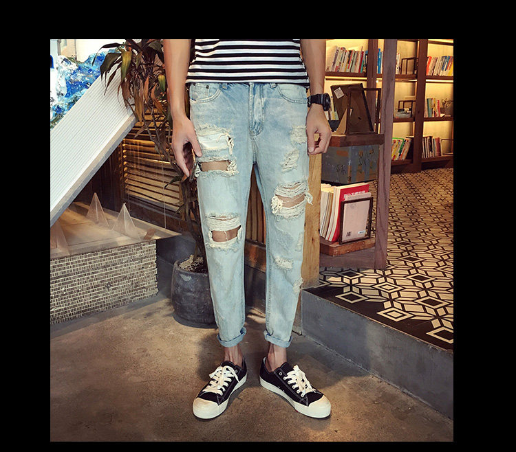 Jeans pour jeunesse pieds Slim BWXD pour été - Ref 1481587 Image 49