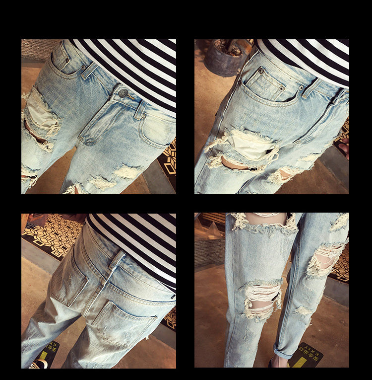 Jeans pour jeunesse pieds Slim BWXD pour été - Ref 1481587 Image 58