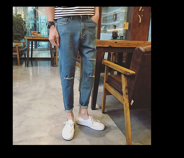 Jeans pour jeunesse pieds Slim BWXD pour été - Ref 1461687 Image 72