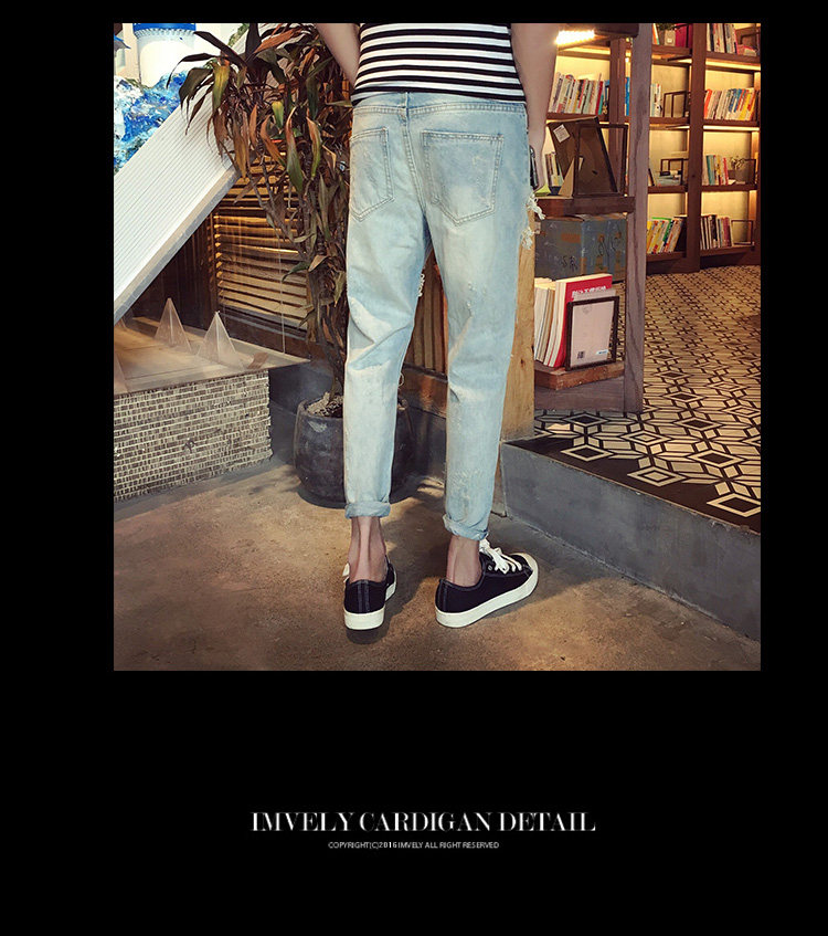 Jeans pour jeunesse pieds Slim BWXD pour été - Ref 1481587 Image 57