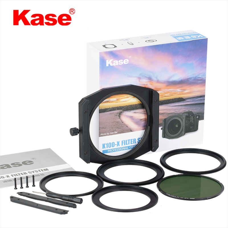 Kase color card square filter holder K100-K6 set 100mm square frame card holder filter holder