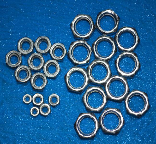 General nut hexagon nut 6 cm 10 cm nut inner tooth thick screw female lighting accessories