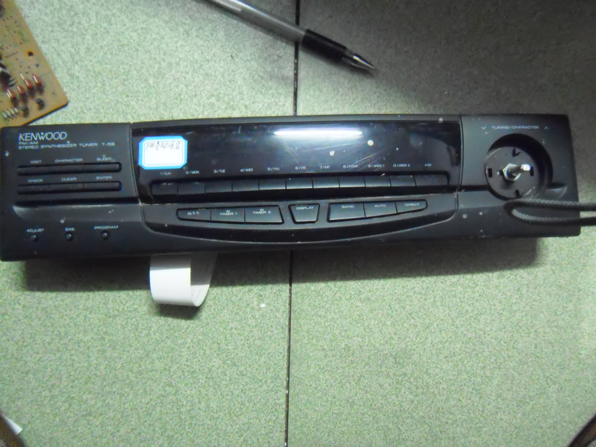 Second-hand disassembled machine KENWOOD X-58 card holder T-58 radio head accessories