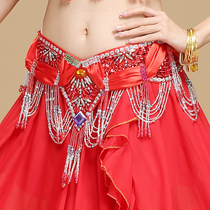 Indian dance Jiayu belly dance clothing belly dance waist chain new high-end butterfly waist seal F003