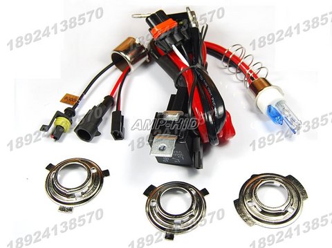 Xe máy Xenon bóng đèn chuyển đổi đèn pha một halogen một phụ kiện bóng đèn Xenon với dòng không có khởi động đèn xe wave alpha