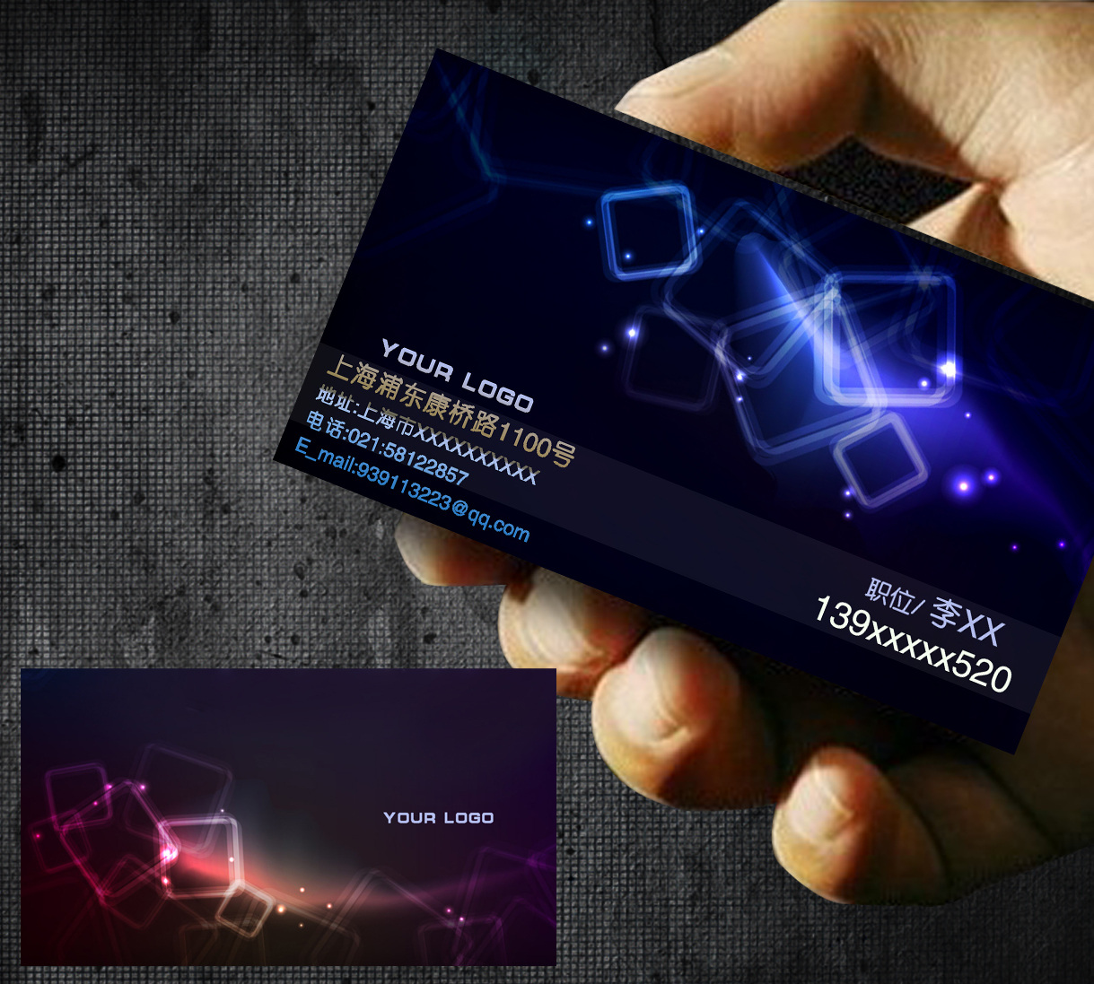 Printing card 320g coated business card printing high - end business card 116 production package design 200 yuan 40