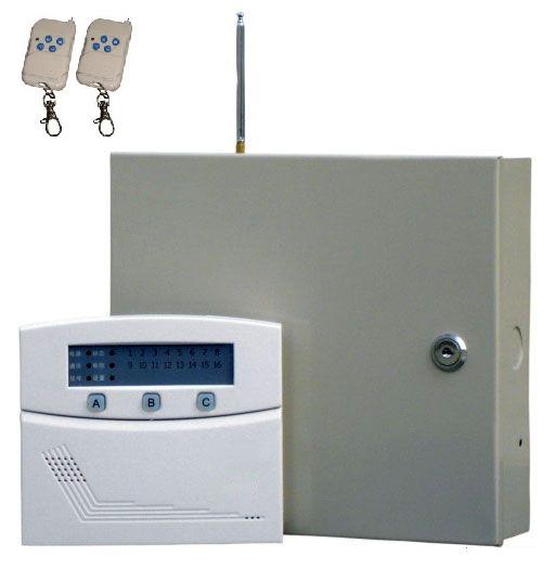 8-way wired 16-way wireless alarm host Telephone network alarm host Home anti-theft compatible with wired