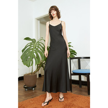  Heavy silk dress 19 Mimi mulberry silk suspender skirt female spring and Summer 2021 beach skirt holiday long skirt