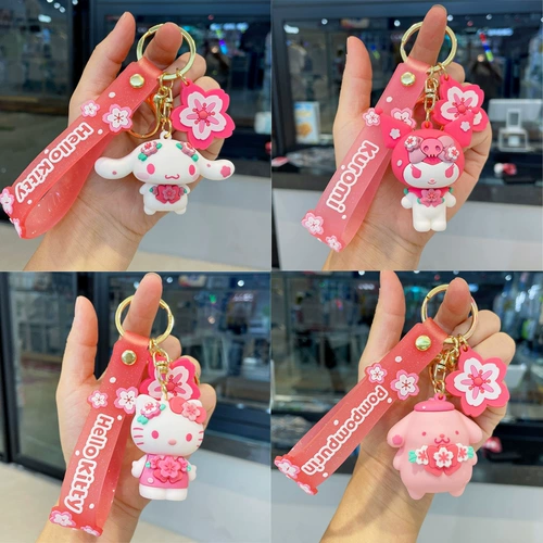 Мультяшный креативный милый брелок, аксессуар на рюкзак для ключей, в корейском стиле, подарок на день рождения