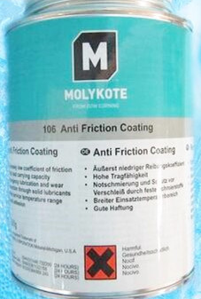 MOLYKOTE 106 Anti Friction Coating Dry Lubricant 500g