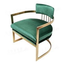 Minimalist Conference Buyi Single Home Living Room Chair Custom Talks Chair Leaning Back Chair Metal Sofa Chair 746