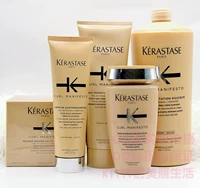 Kerastase, кудрявый увлажняющий шампунь, лечебная питательная кудрявая маска для волос, (в наличии на складе), 250 мл, придает объем