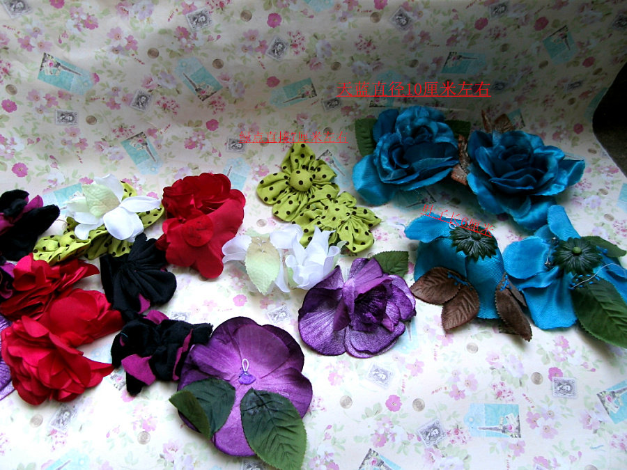 DIY Clothing Accessories Multicolored Decoration Flowers Fabric Flowers Ice Silk Rose Delight Candy Box Packaging Flowers Weighing