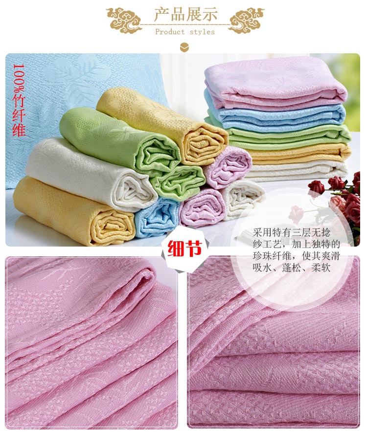 Ya-Hui sợi tre siêu mềm khăn thấm thở thân thiện với da đơn hoặc kép kéo dài mềm mại hơn chăn bông - Khăn gối khăn gối