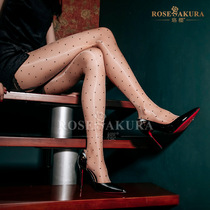 Black stockings transparent black silk pantyhose seamless crotch womens thin section bright see-through socks oil bright silk ultra-thin