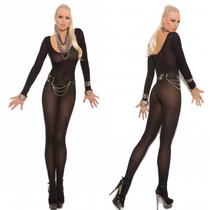 Beauty black silk seduction sexy bag hip open piece silk stockings full body leg socks tight black crotch pants