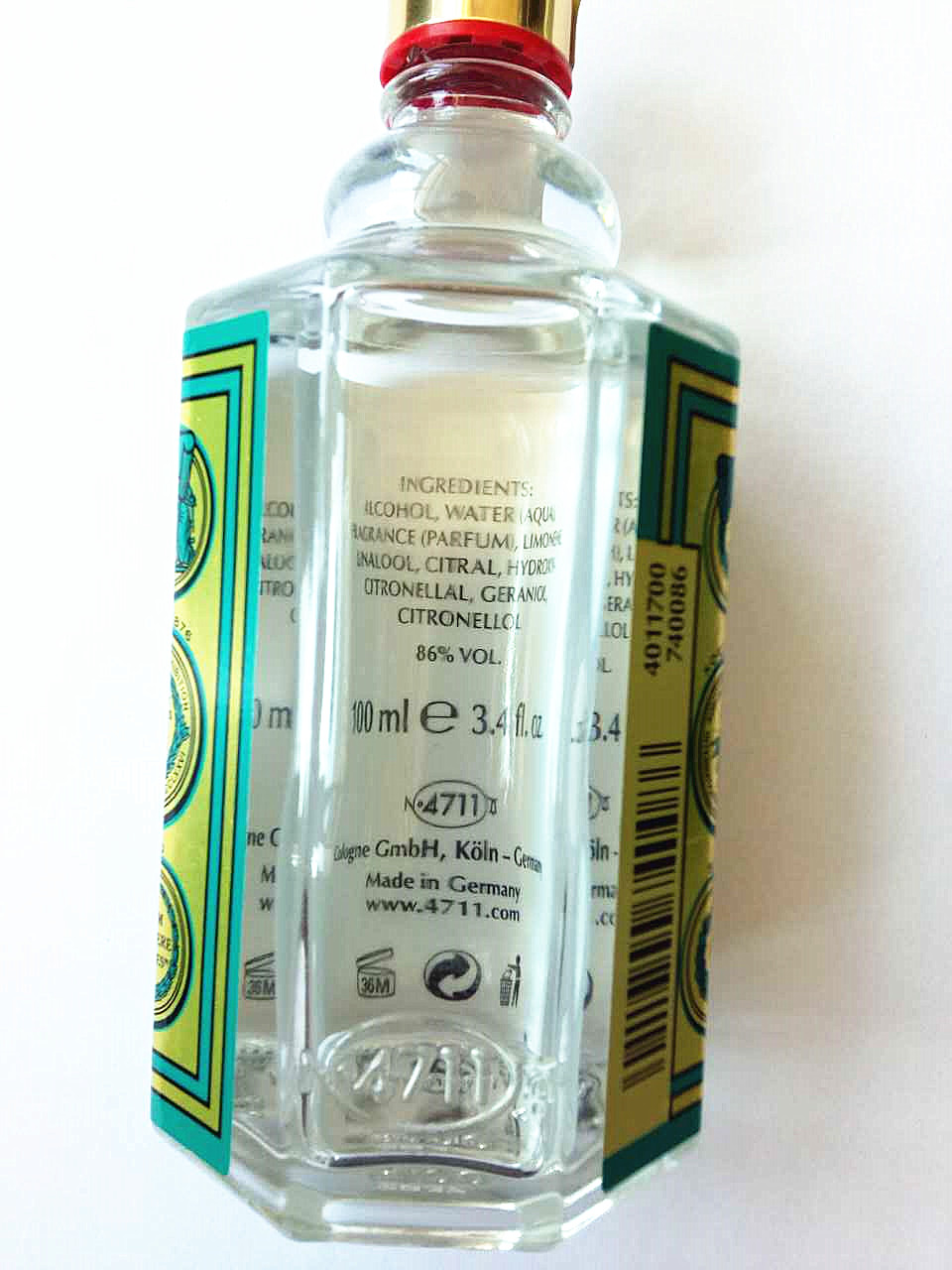 Tại chỗ! Đức nhập khẩu húng quế máu cam Cologne 4711 phiên bản sưu tập nước hoa hoàng gia cologne - Nước hoa lancome lavie