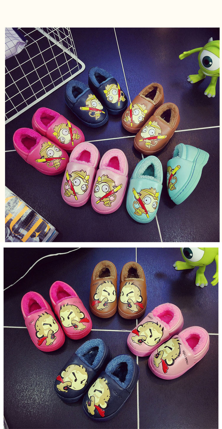 Chaussons enfants en autre pour hiver - semelle caoutchouc Wear - Ref 1031108 Image 6