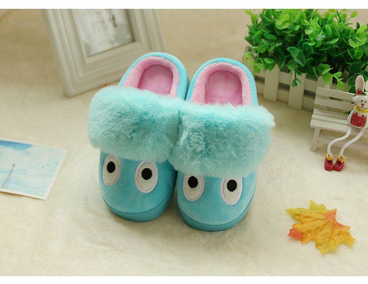 Pantoufles enfants en velours côtelé pour hiver - Ref 1033999 Image 18