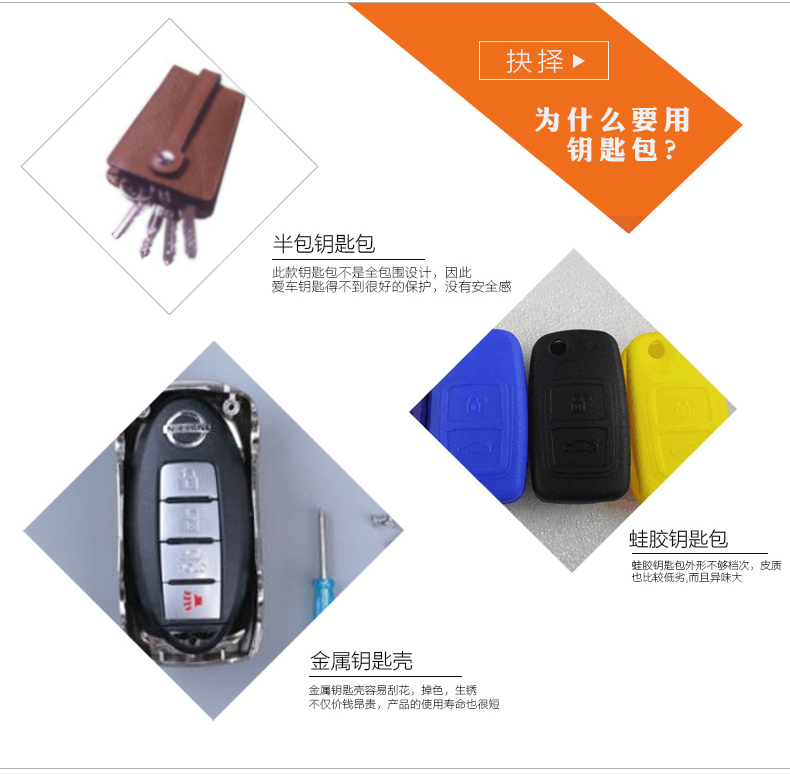 Thời trang retro túi da khóa kéo túi da túi túi chìa khóa đa chức năng ví móc chìa khóa nữ cá tính