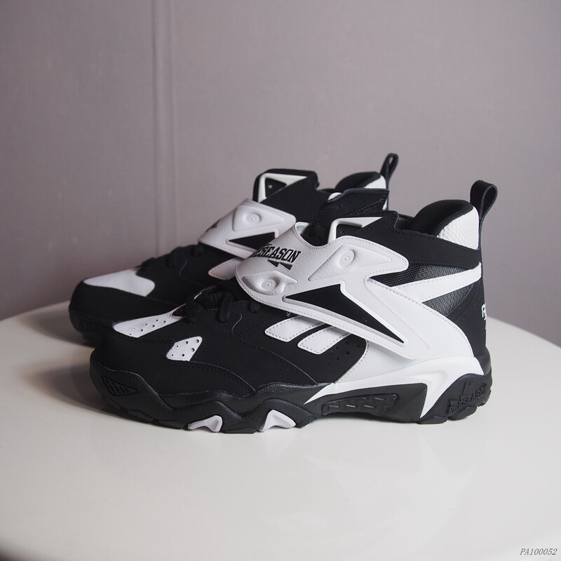 Reebok Preseason 94 Classic Retro 90S Black and White Wear-Resistant Non-Slip Basketball Shoes 100202788