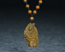 Nine-eyed stone shale Tibetan real natural sky pearl numismatic stone heaver eye super energy field Buddha pearl pendant pendulum piece