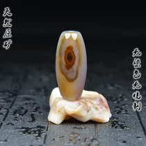 Tibet new specimens ancient method beads nine eyes shale agate warring States Red Sky Eye chalcedony Buddha beads