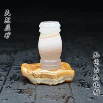 Tibetan genuine celestial beads Agate black chalcedony shales shale Sky Eye tantric strong energy Buddha Beads pendant