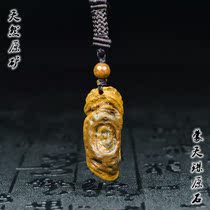 Nine-eyed Stone Shale Tibet True Tianzhu Original Stone Eye Le Zi Strong Energy Field Buddha Bead Pendant Pendant