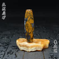 Nine-eyed Stone Shale Tibet True Tianzhu Original Stone Eye Le Zi Strong Energy Field Buddha Bead Pendant Pendant