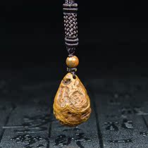 Nine-eyed Stone Shale Tibet True Tianzhu Original Stone Eye Le Zi Strong Energy Field Buddha Bead Pendant Pendant